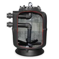 Trend Pool GFK Filterkessel Lagos Plus | Ø 650 mm | Höhe 790 mm | Anthrazit | ohne Ventil (Ø 50 mm - 1 1/2")