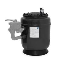 Trend Pool GFK Hochschicht Filterkessel HSF-4 Plus | Ø 920 mm | Höhe 930 mm | Anthrazit | ohne Ventil (Ø 63 mm - 2")