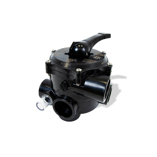 Speck 6-Wege-Side-Ventil BADU Mat R 41/3 GK | 1 1/2" | mit Ventilanschluss | Schwarz