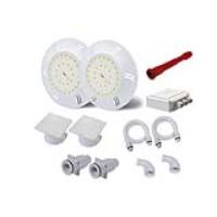 LED Unterwasserscheinwerfer | DVM Leuchtmittel RGB | Ø100 mm | Set mit 2 St.