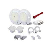 LED Unterwasserscheinwerfer | DVM Leuchtmittel Weiß | Ø100 mm | Set mit 2 St.