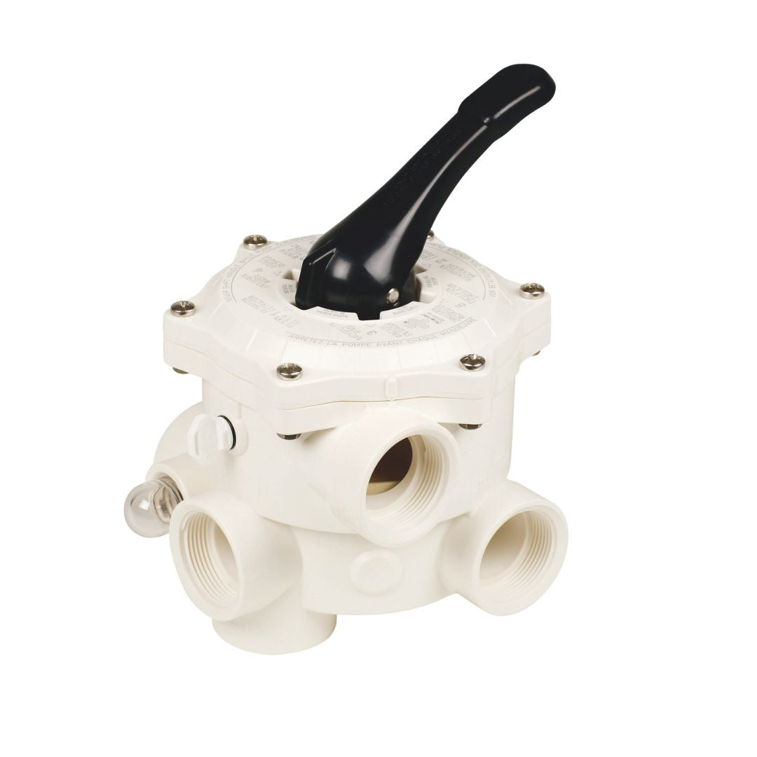 Peraplas 6 Wege Side Mount Rückspülventil Ocean V6 ND SM10 | Weiß