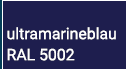 ultramarineblau RAL 5002