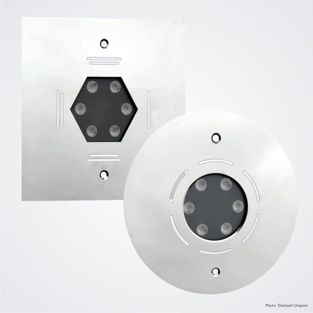 Behncke Eva LED A6 Mono Weiß - eckig, 20W