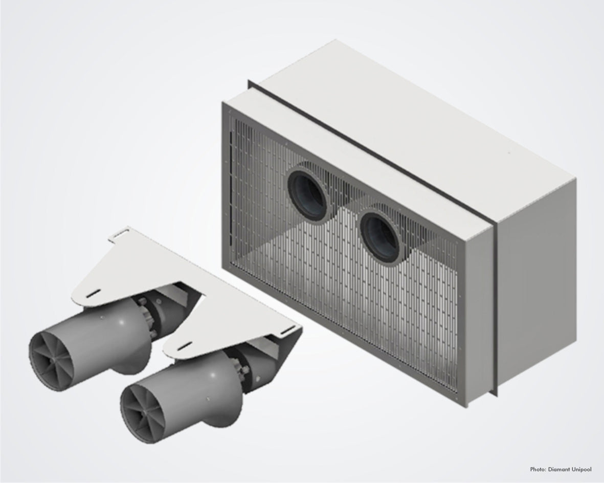 BGA550K Flat - double, mit max. 550 m3/h*