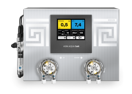 Midas Salz Technikpaket | MIDA.Sin Salt ph/Redox | MIDA.APOLLO GFK Filterbehälter 560mm | InverHero frequenzgesteuerte Filterpumpe | 230 V | inkl. WiFi-Modul | verrohrt und verkabelt (Kopie)