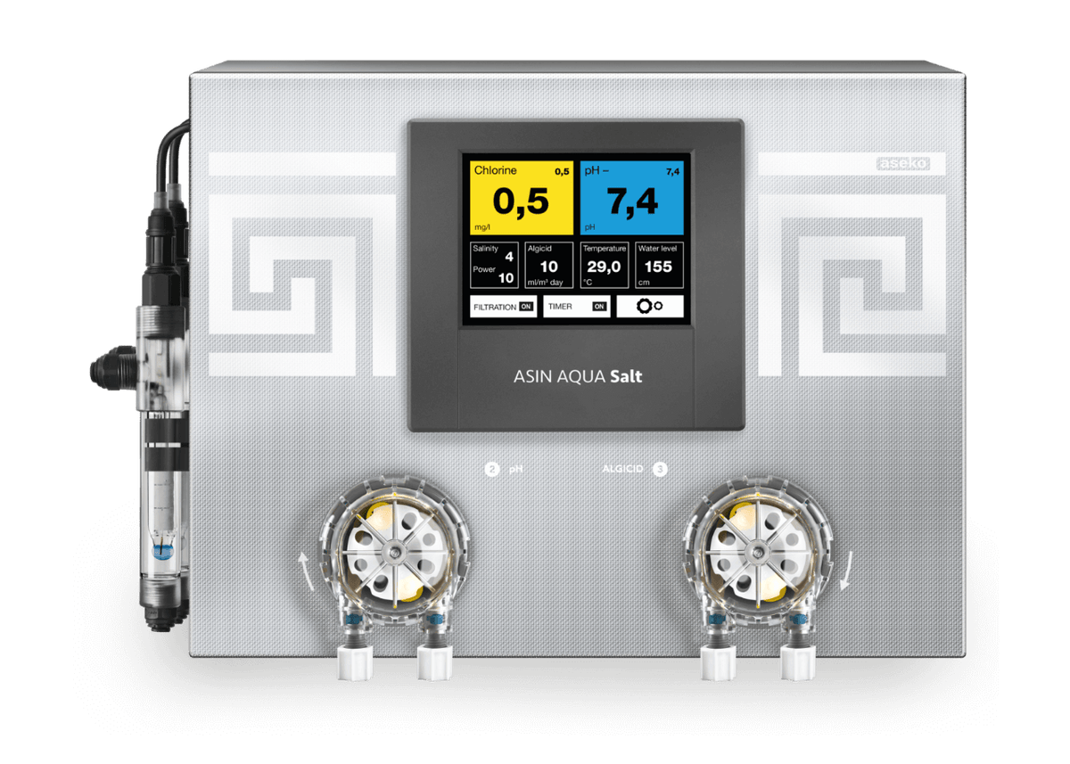 Midas Salz Technikpaket | MIDA.Sin Salt ph/Redox | MIDA.APOLLO GFK Filterbehälter 560mm | InverHero frequenzgesteuerte Filterpumpe | 230 V | inkl. WiFi-Modul | verrohrt und verkabelt (Kopie)
