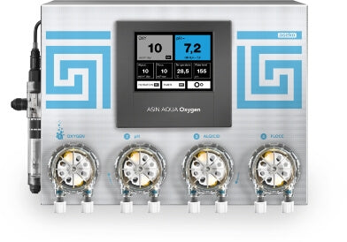 Midas Aktivsauertoff Technikpaket | MIDA.Sin Pro Oxygen | MIDA.APOLLO GFK Filterbehälter 560mm | InverHero frequenzgesteuerte Filterpumpe | 230 V | inkl. WiFi-Modul | verrohrt und verkabelt