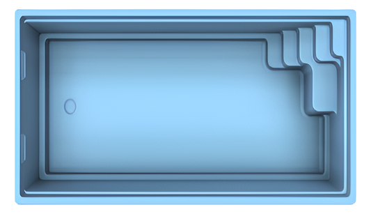 GFK Becken Brill 750 | Beckenaußenmaße: 750cm x 350cm x 153cm